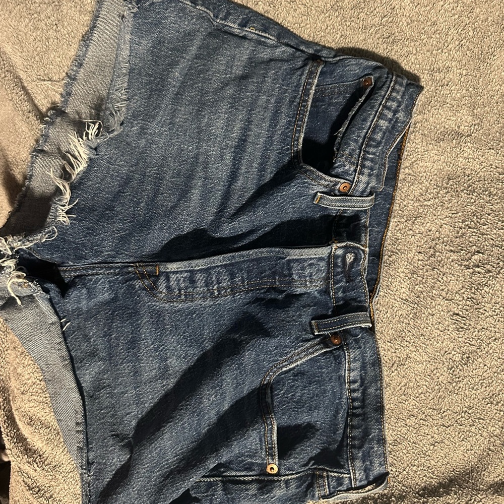 Levi's Classic Blue Denim Shorts
